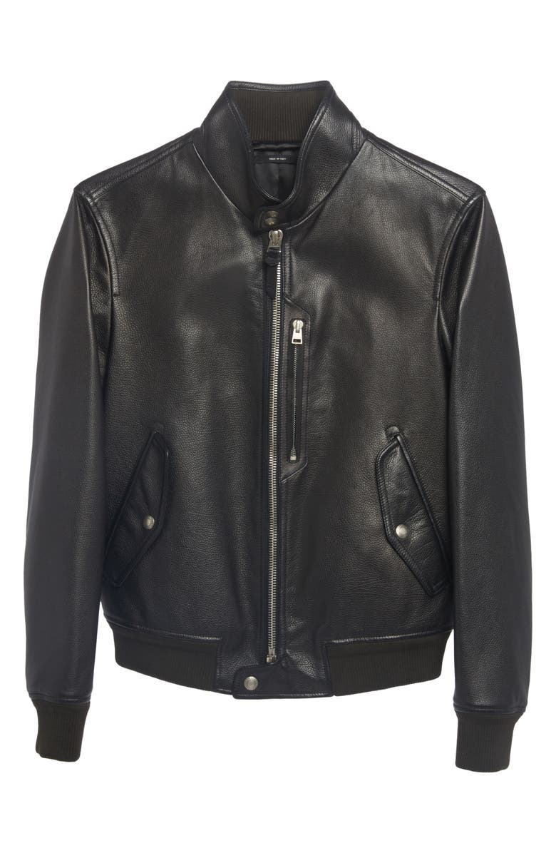 Harrington Leather Bomber Jacket TOM FORD