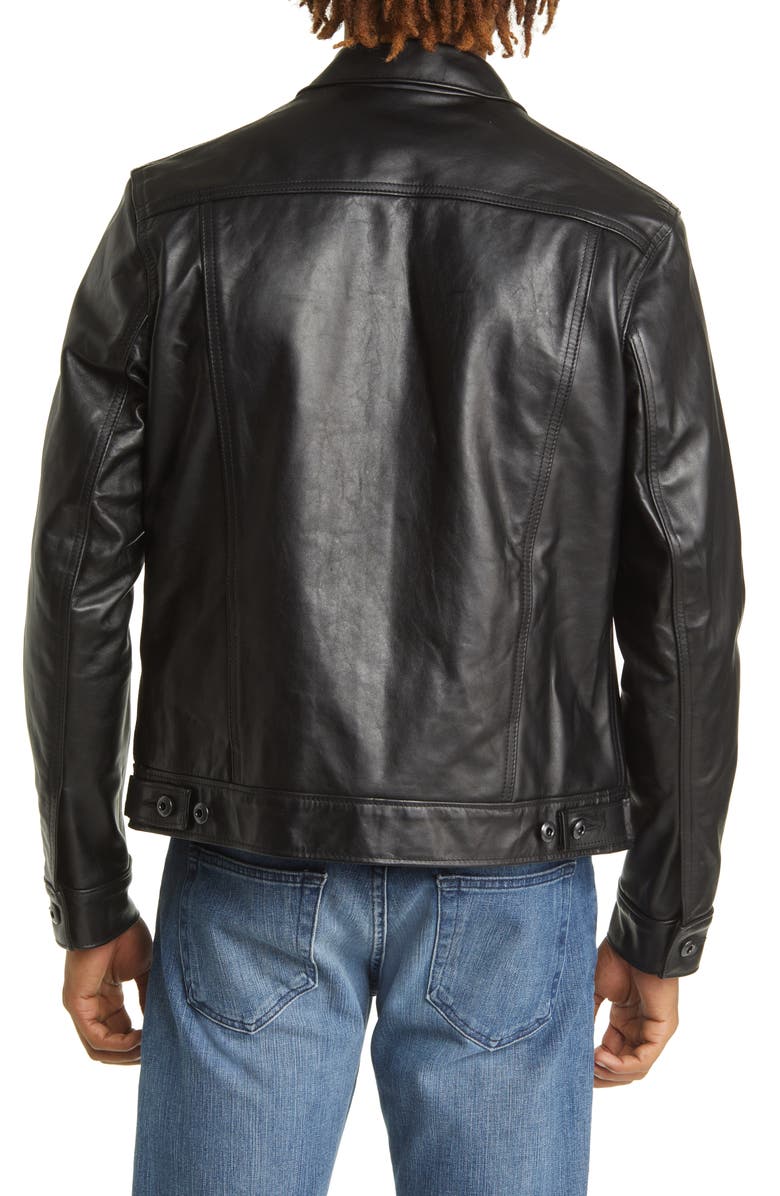 Naked Cowhide Trucker Jacket Schott NYC