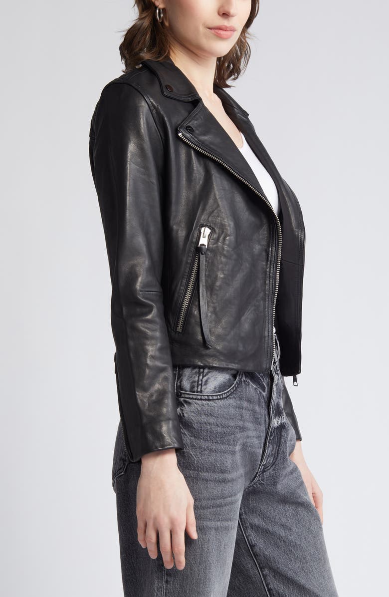 Dalby Leather Biker Jacket AllSaints