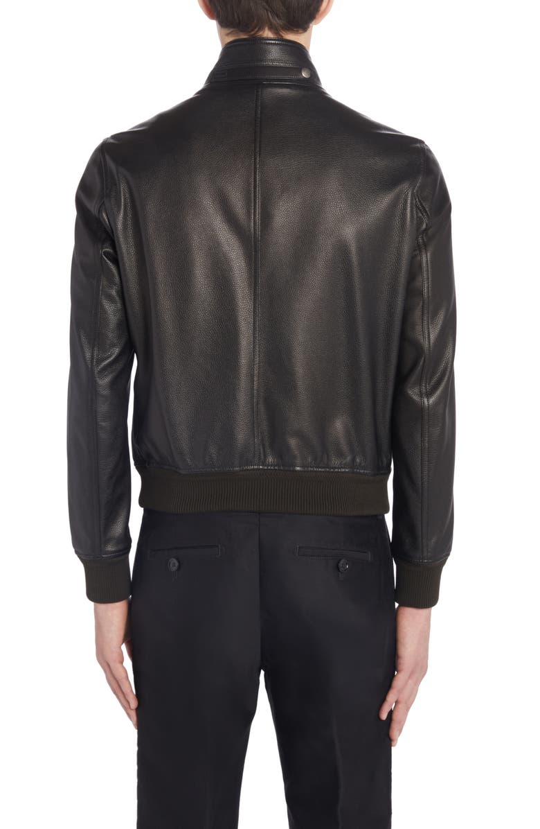 Harrington Leather Bomber Jacket TOM FORD