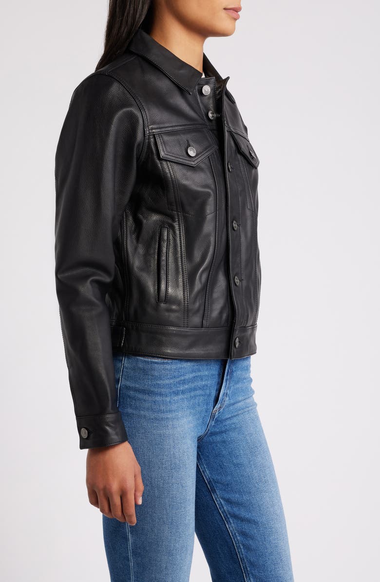 Leather Trucker Jacket Schott NYC