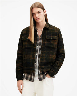 Bauhaus Checked Sherpa Lined Jacket All saints