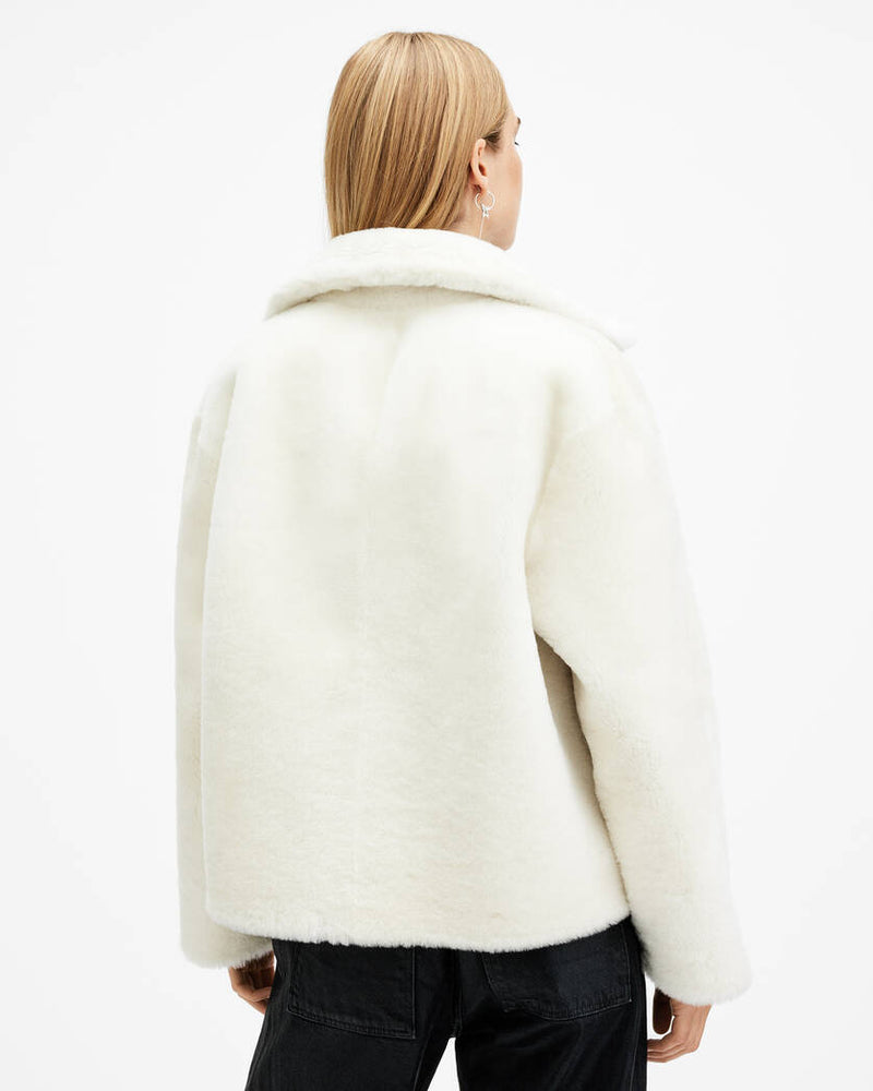 Anita 2-In-1 Reversible Shearling Jacket All Saints