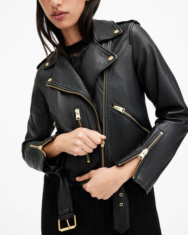 Balfern Leather Biker Jacket All Saints