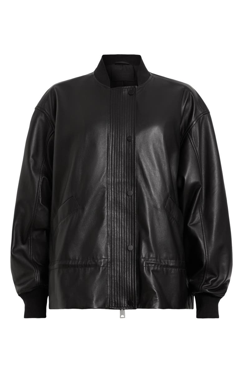 Sofi Leather Bomber Jacket AllSaints