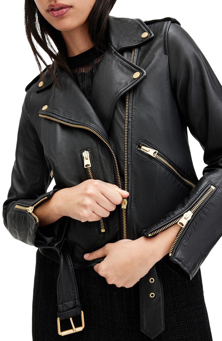 Balfern Leather Biker Jacket AllSaints