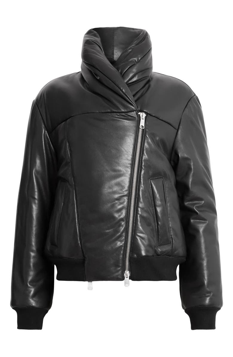 Lauren Lea Leather Puffer Jacket AllSaints