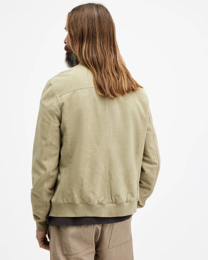 Kemble Suede Zip Up Bomber Jacket