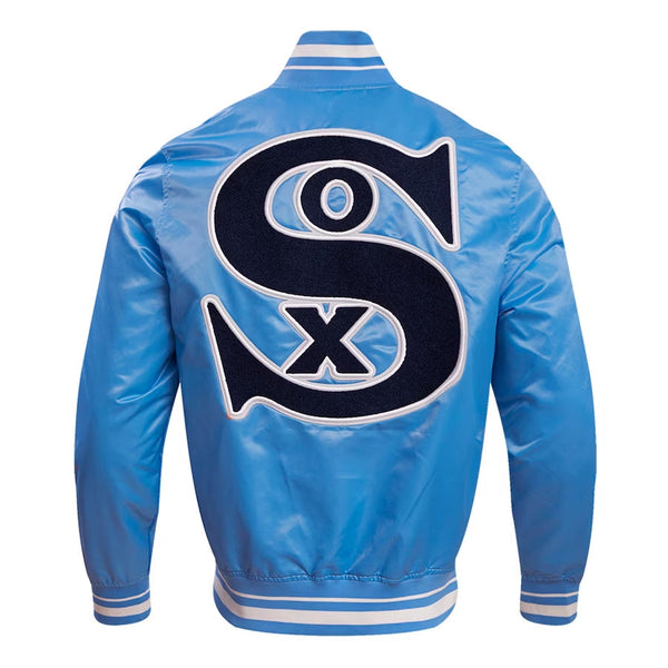 Men's Chicago White Sox Pro Standard Cream Retro Classic Satin Full-Snap Jacket