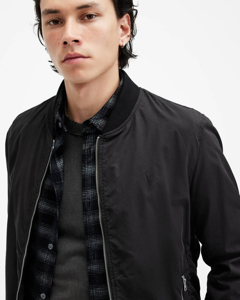 Bassett Ramskull Bomber Jacket Allsaints