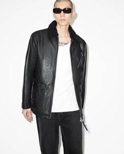 Moriarty Zip Up Faux Fur Lined Coat Allsaints