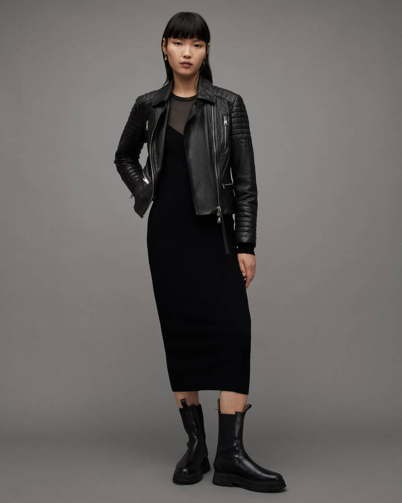 Leoni Leather Biker Jacket